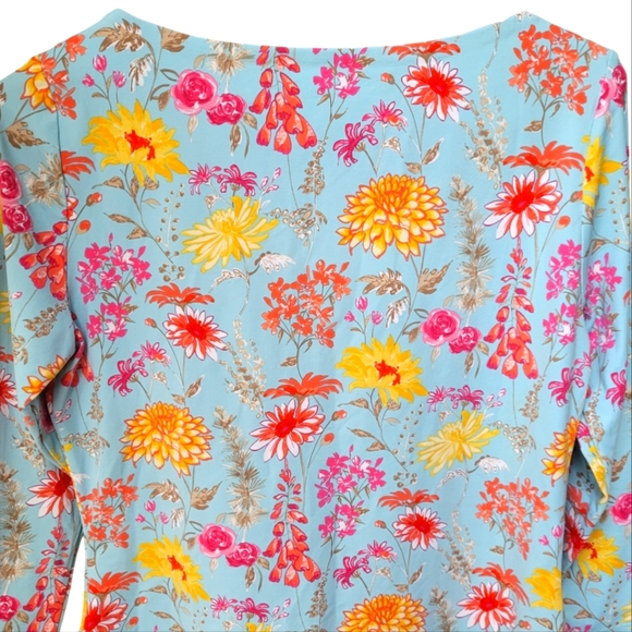 J.McLaughlin Catalina Cloth Floral Boatneck Top Size S NWOT - Picture 5 of 15